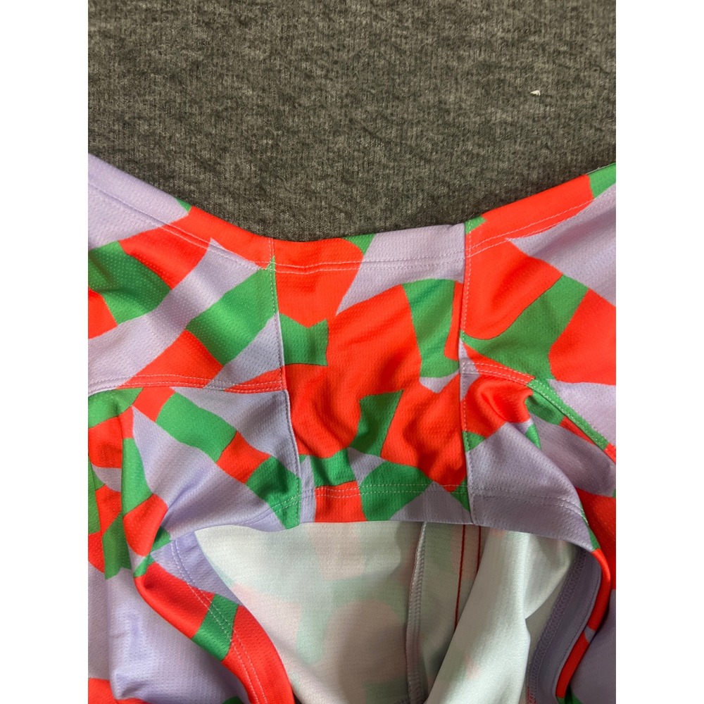 Adidas FARM Pacer Training Shorts Womens XL Purple Glow Red Green HS1198 New - Picture 11 of 13